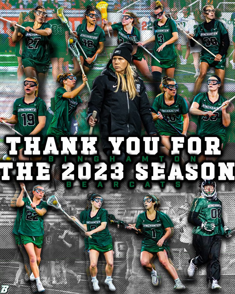 BinghamtonWLAX's tweet photo. Thank you to everyone who supported us during our historic season! Can’t wait for next year! #BingItOn https://t.co/i7AYsWA7xQ