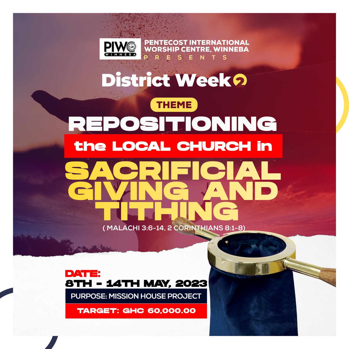 piwc_w's tweet photo. Today marks the beginning of the Second District Week for the year 2023. Join us at PIWC Annex from 6:30pm. 
#PossessingtheNations 
#piwcwinneba 
#GodsFavouriteOnes https://t.co/zbq3A378r2