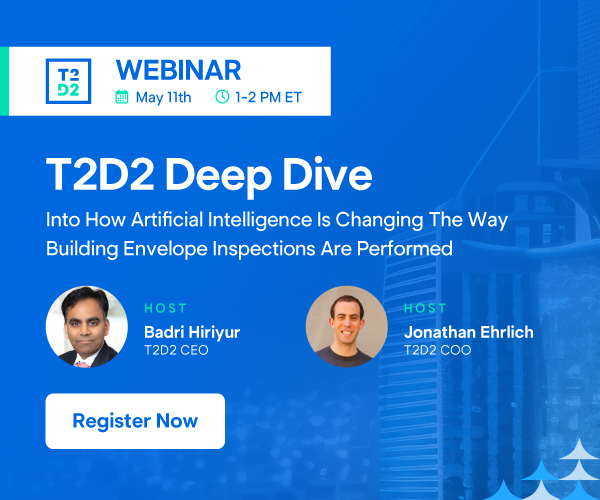 t2d2_ai's tweet photo. In traditional building inspections, data is captured and processed in a manual process. With AI, data is more accurate, and new data is able to be brought to light.
Register Here: https://t.co/z2z9x8J9aU
#T2D2 #ai #technology #data #artificialintelligence #buildinginspections https://t.co/NL92aacjqP
