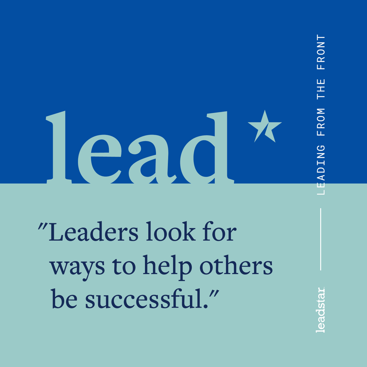 Showing a steadfast commitment to the success of others is the fundamental principle of servant leadership. Striving to go above and beyond and putting in the extra effort demonstrates your unwavering dedication to the success of others. 

#leadstar #servantleader #lead