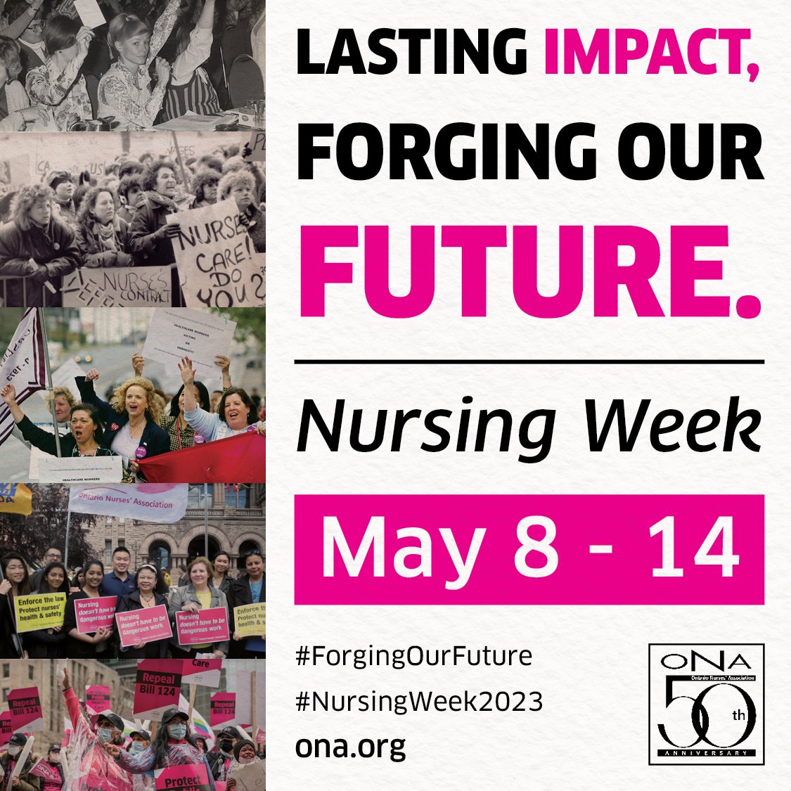 ontarionurses's tweet photo. This Nursing Week, we honour the professionalism and dedication of registered nurses (RN), registered practical nurses (RPN) and nurse practitioners (NP). Let’s make our voices heard, continue to build our union, &amp; stand strong and united. #NursingWeek2023
https://t.co/p5D4NeEIKu https://t.co/7MZ3sOI6Zc