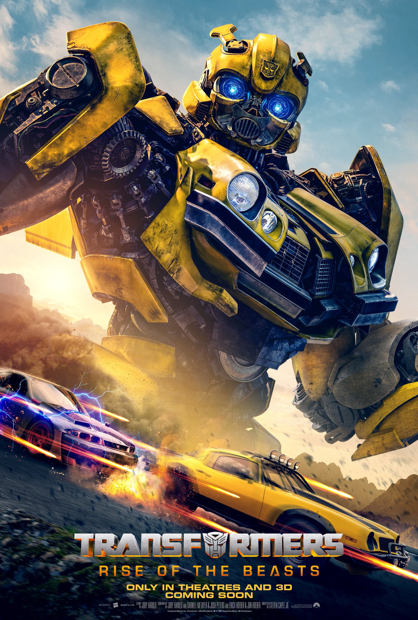 Nieuwe Transformers Rise of the Beasts karakterposters 