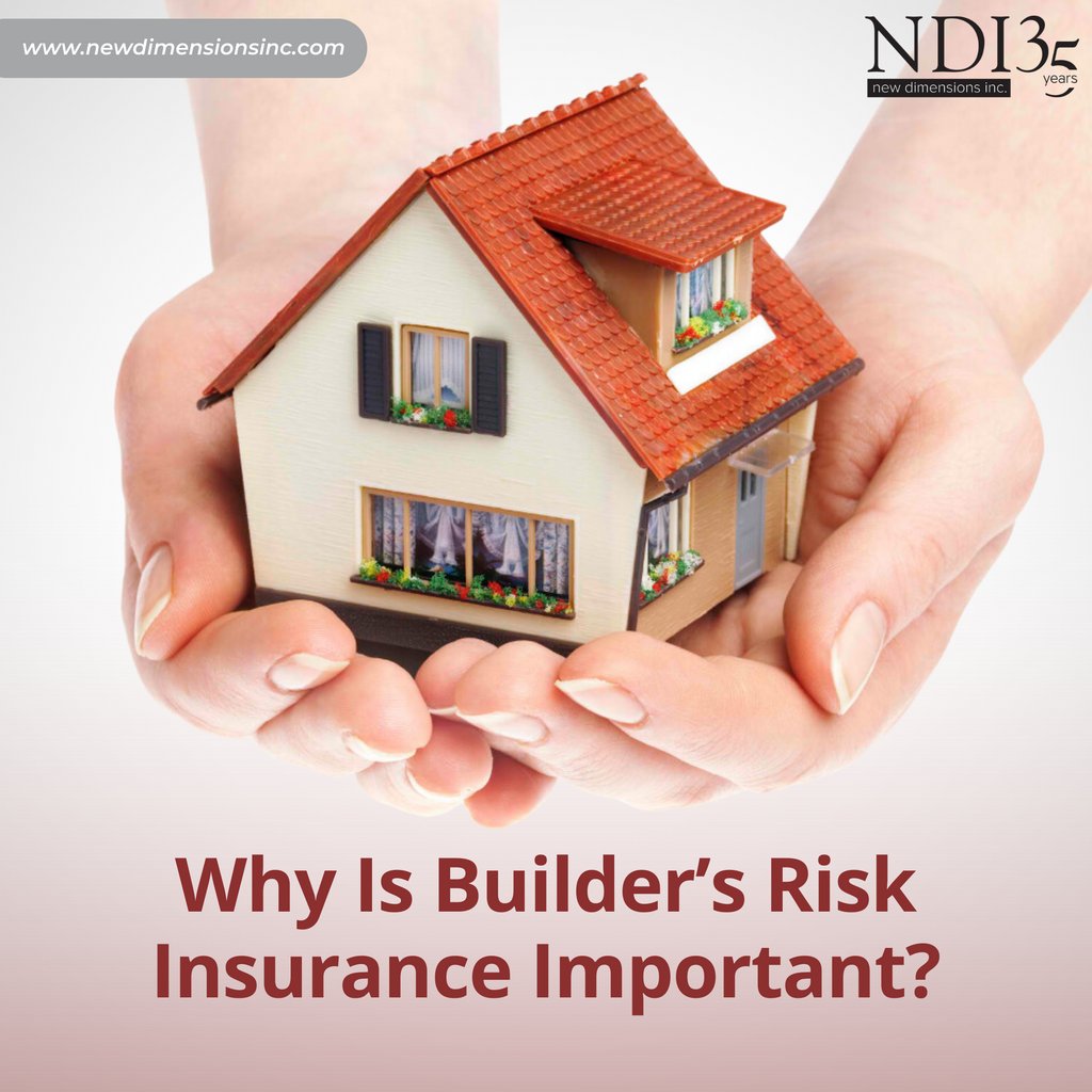 Insurance isn’t the most exciting topic, but when you are building a custom home, it is critical! In Jen’s latest blog post, she answers all your questions about builder's risk insurance. Read more here: newdimensionsinc.com/builders-risk-…

#insurance #houseinsurance #BuildersRiskInsurance