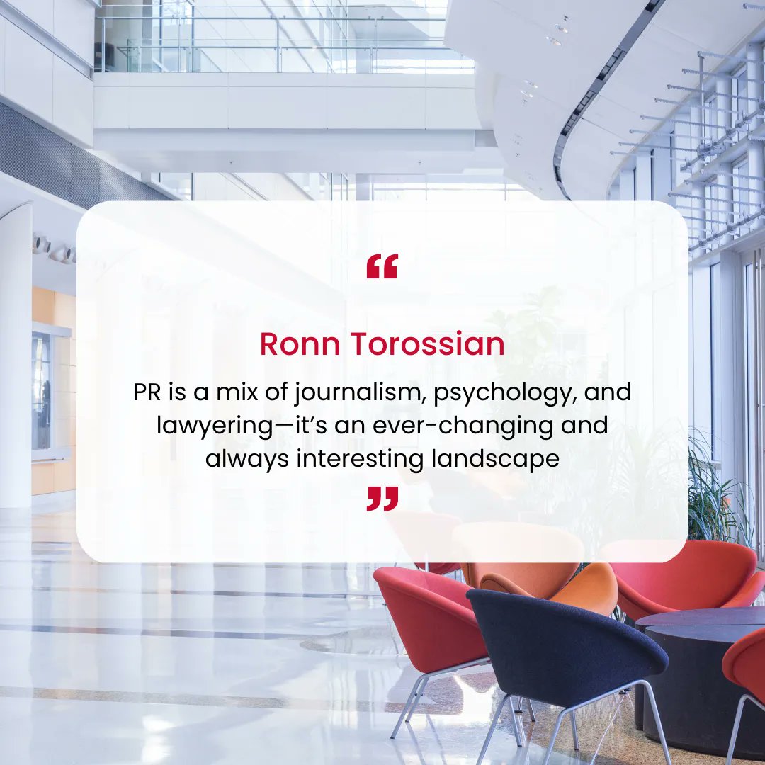 theblakeagency_'s tweet photo. “PR is a mix of journalism, psychology, and lawyering—it’s an ever-changing and always interesting landscape." – Ronn Torossian, Founder of 5W Public Relations #publicrelations #journalism #PRQuotes #pragency #QOTD https://t.co/SYAH8KRoVb