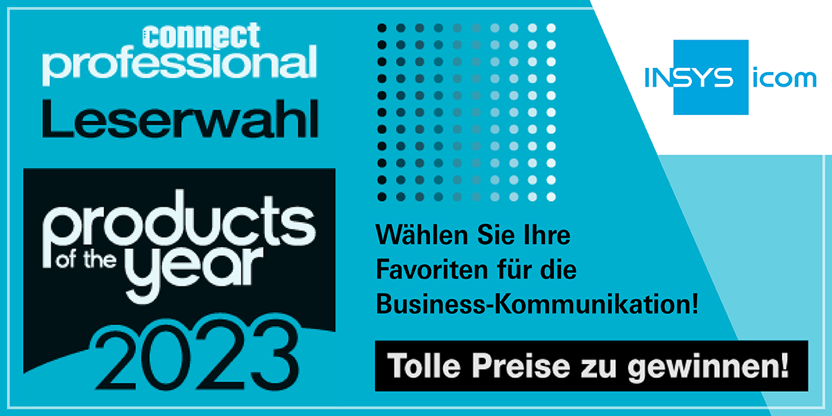 Nicht mehr lange bis die 15. Leserwahl der connect professional (ehemals „funkschau“) endet. Bis zum 28. Mai 2023 haben Sie die Möglichkeit für Ihre „products of the year“ zu stimmen. Auch wir sind nominiert mit unserem Router „MRX3 LTE“!

Zur Abstimmung: bit.ly/3A7UEKw