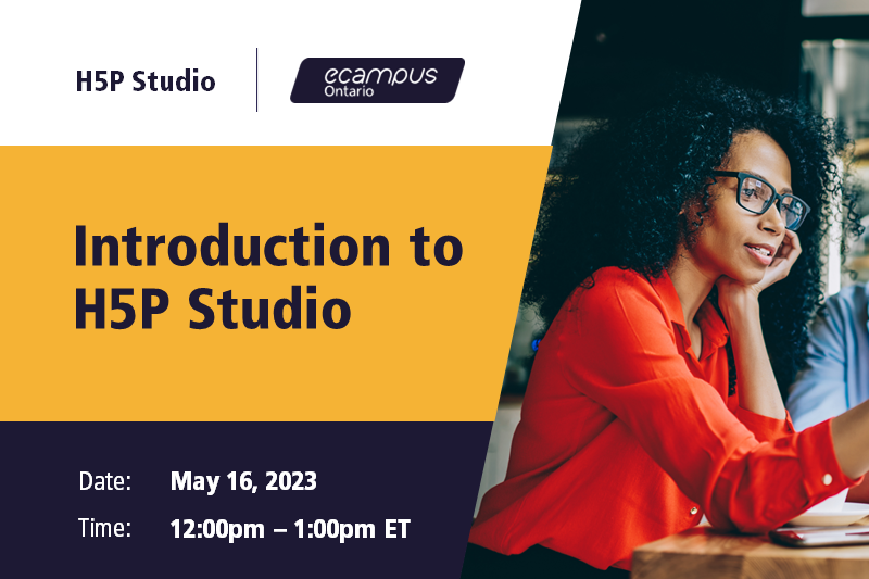 Want to create interactive content for your courses but not sure where to start? Join us for a free workshop on the eCampusOntario #H5P Studio - a platform to create, share and discover interactive learning objects.

Free Webinar: ecampusontario.zoom.us/meeting/regist…