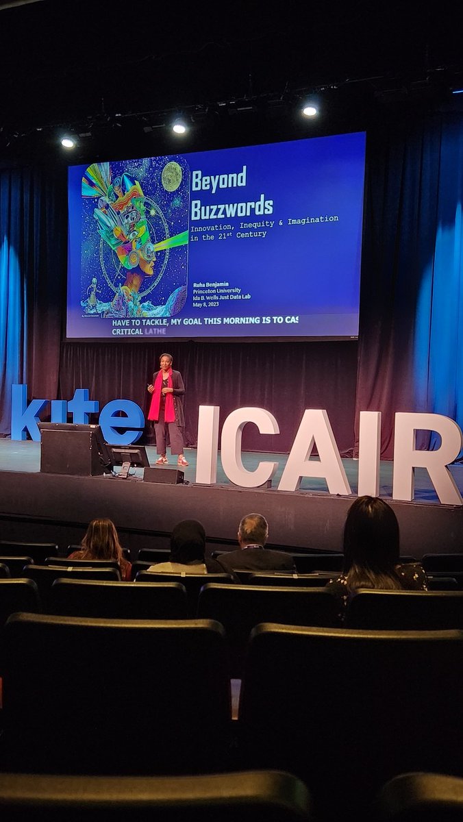 RomeoColobong's tweet photo. First keynote speaker @ruha9 at #ICAIR2023 @KITE_UHN https://t.co/qfRIbo1Tzo
