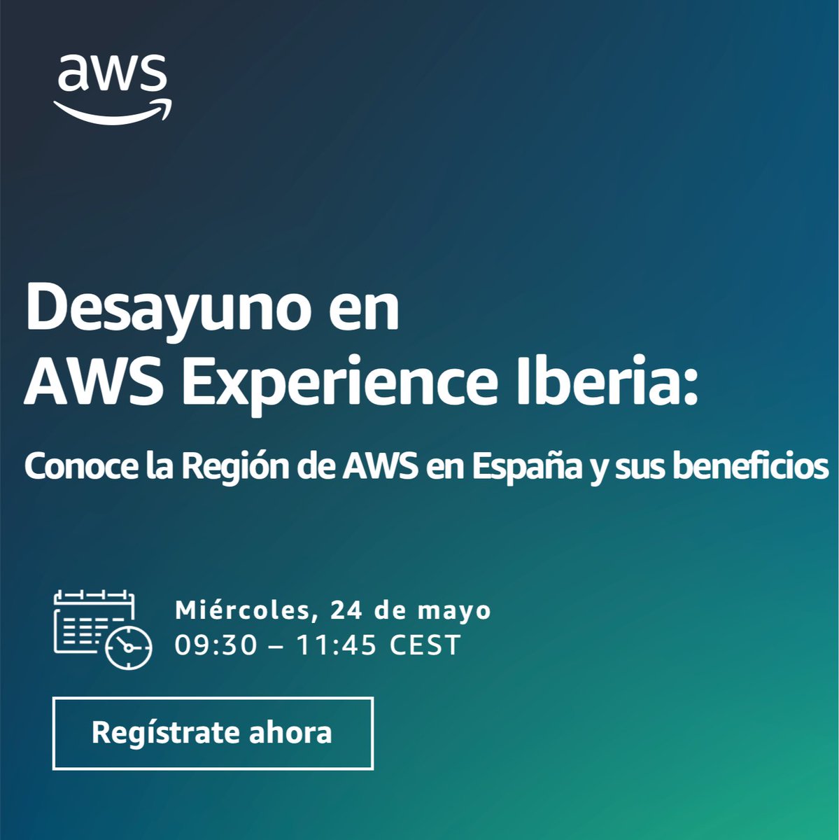 macarenabc3's tweet photo. ¿Quieres conocer, junto a nuestros expertos, cómo la Región de España de AWS te ayuda a conseguir tus objetivos de negocio? Te esperamos en nuestro espacio para clientes en Madrid, para contarte de primera mano los beneficios de nuestra Región. https://t.co/Kz9XsqCpTt https://t.co/mGvkkO1KQG