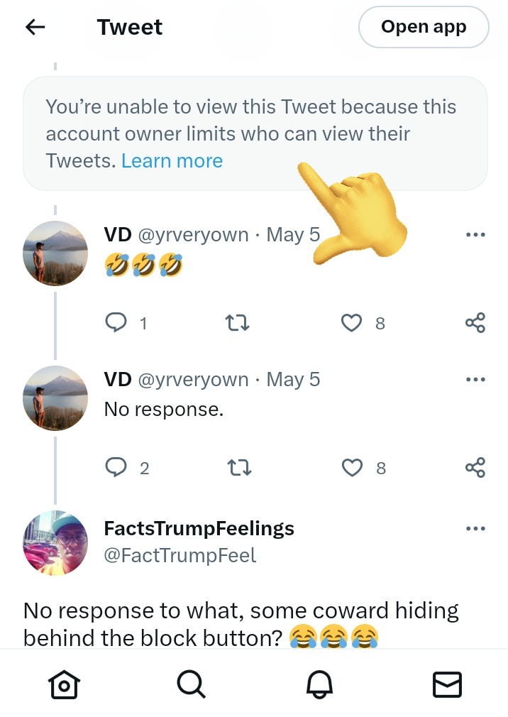 FactTrumpFeel's tweet photo. @yrveryown @urfavnightowl @lilynubia0 We already know you're a moron bro, you don't need to double down. https://t.co/FQrMZX2XV1