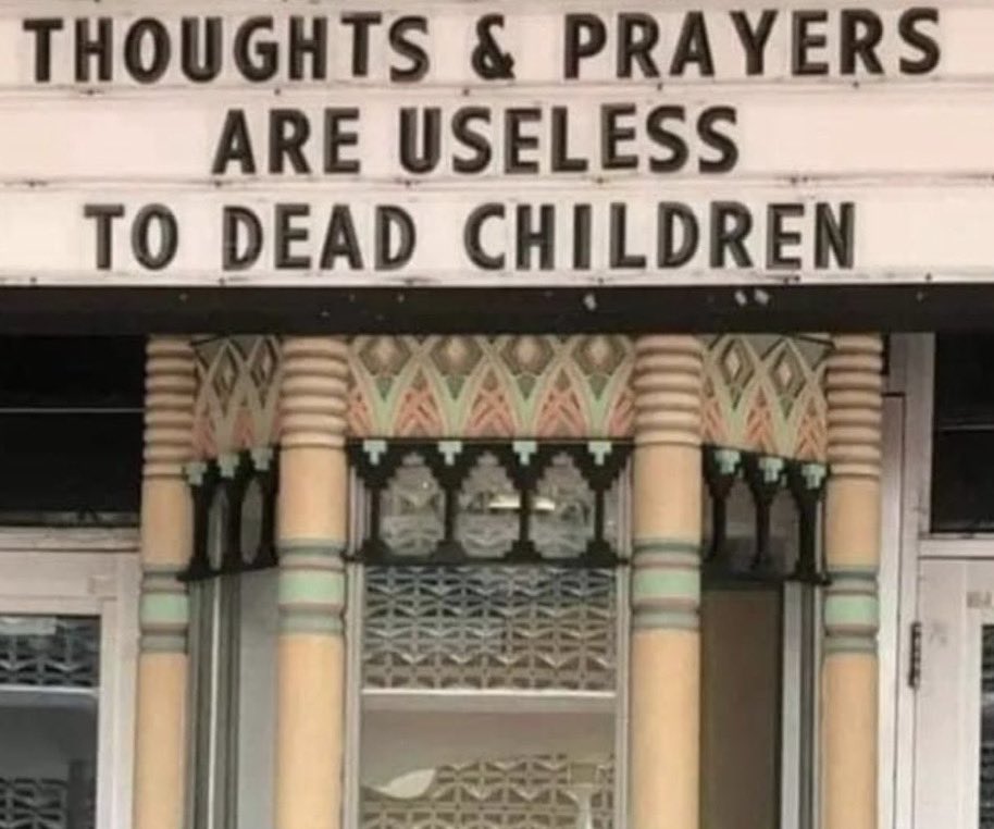<a href="/GregAbbott_TX/">Greg Abbott</a> “There is nothing conservative about refusing to acknowledge evidence. 

The people who are dead today are not dead because a twisted and evil soul walked among them. 

They are dead because that person was able to obtain a weapon so powerful and with such high capacity that even