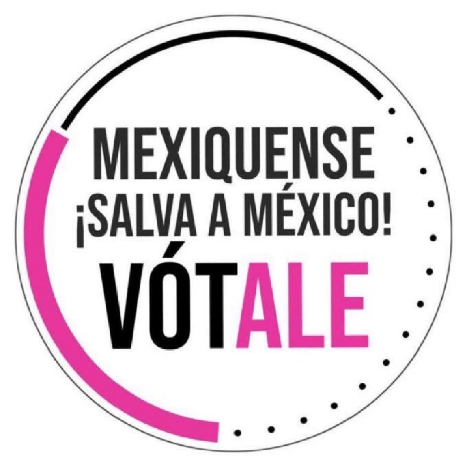 Que no te digan, que no te cuenten, la elección en Edomex será decidida por los ciudadanos y nadie más. Si más del 60% de los mexiquenses salen a votar va a ganar Ale del Moral. El tema central es salir a votar. Que no falte nadie.