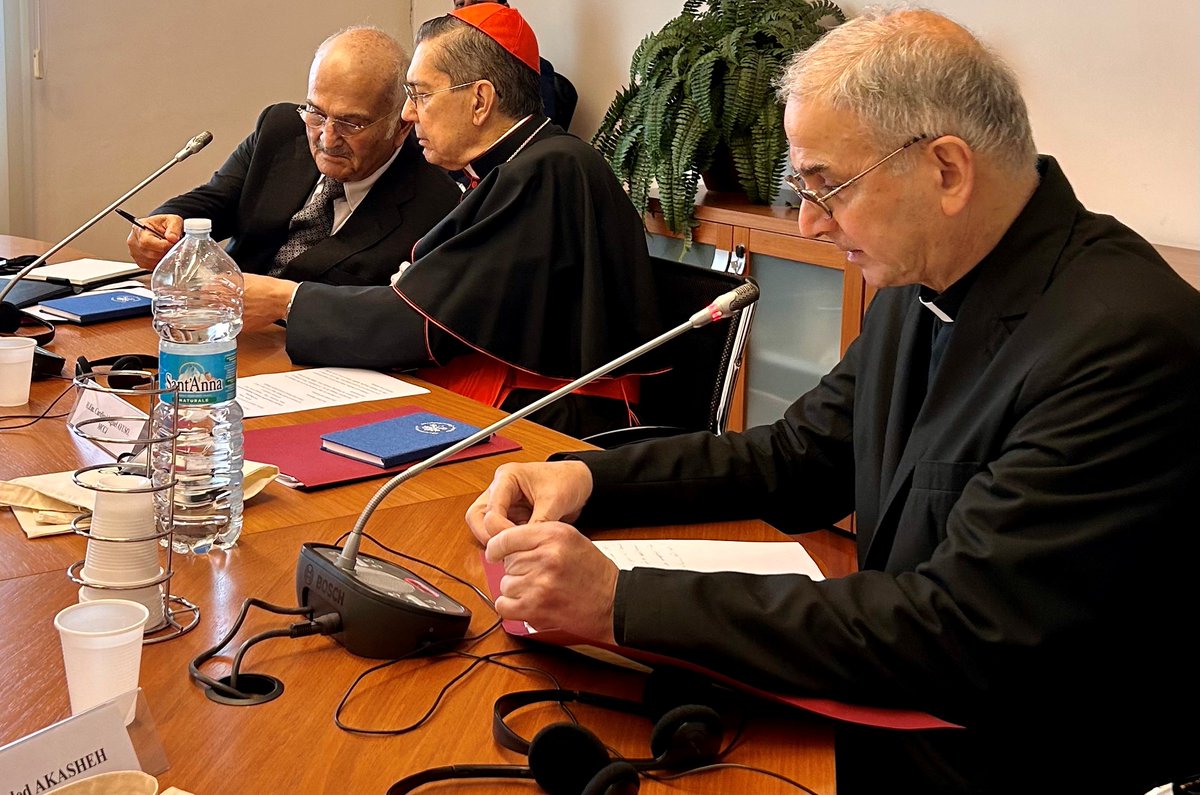 RIIFSJORDAN's tweet photo. VI Colloquium organised by the ROYAL INSTITUTE FOR INTER-FAITH STUDIES (RIIFS), Amman, Jordan and DICASTERY FOR INTERRELIGIOUS DIALOGUE (DID), Vatican City “Creative Commonalities between Christianity and Islam”.

#RIIFS #CreativeCommonalities #vatican https://t.co/p6sBwSAhQg