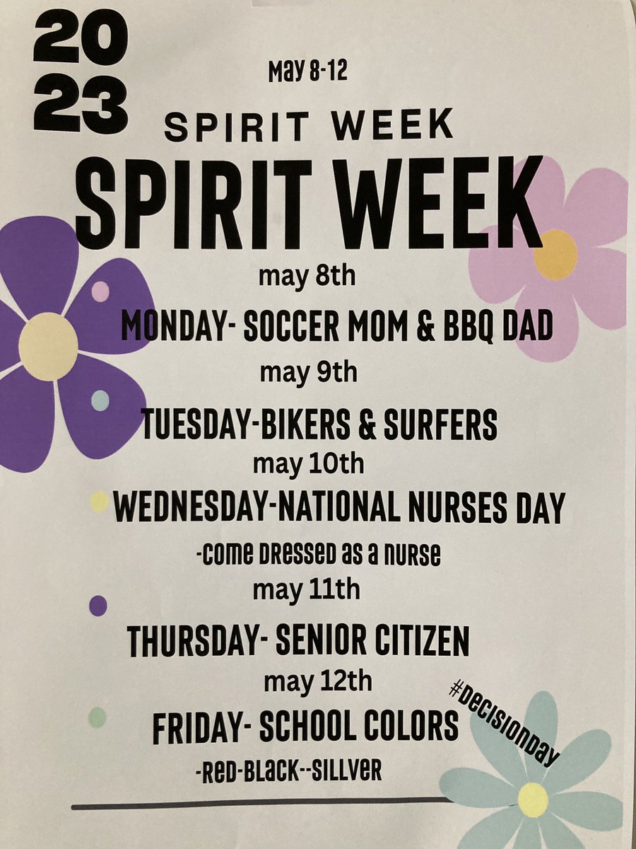 Spirit week!