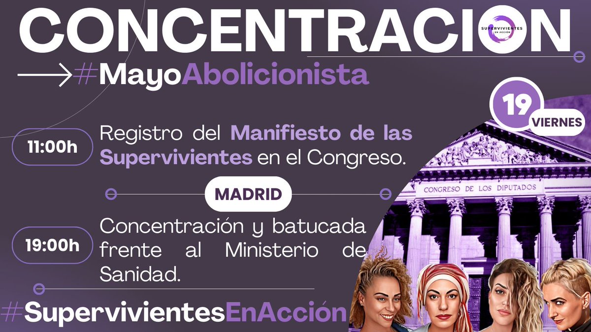 Supenac_'s tweet photo. 📣LLAMIENTO 🔥

🗣️Supervivientes del sistema Prostituciónal convocan

⭕A pesar de las evidencias de lo perjudicial que es el Sistema Prostitucional para la salud de las mujeres
El Ministerio de Sanidad jamás se ha pronunciado al sobre la prostitucion!!
                😡😡😡😡 https://t.co/XYcYbJxF80