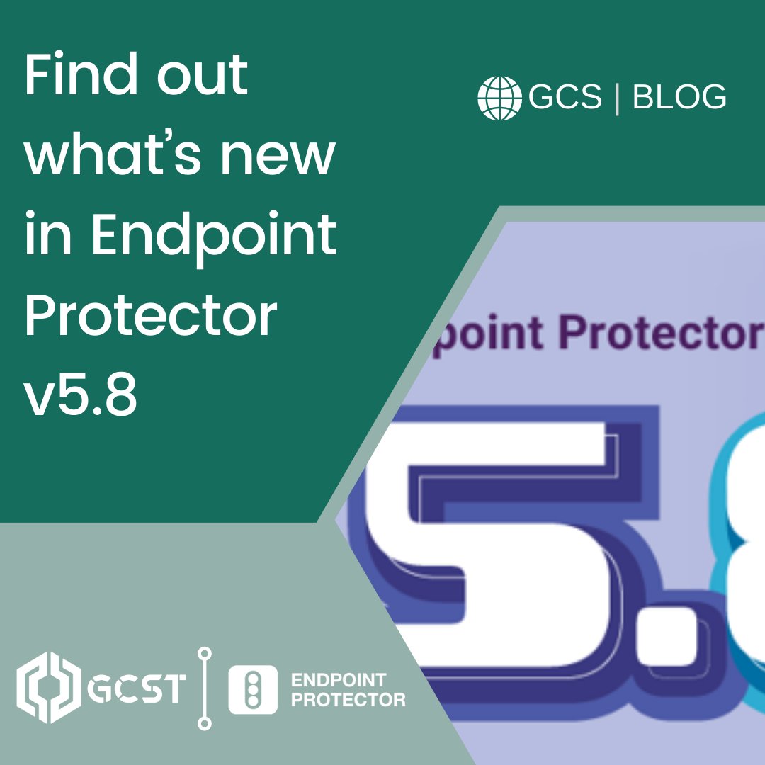 Find out what’s new in Endpoint Protector v5.8 
Learn more : zurl.co/eGM3 

#DataLossPrevention #EndpointProtection #EnterpriseDLP #CyberSecurity #Dubai  #DLP#EmployeeMonitor #DeviceControl #MiddleEast #EPP #MacSecurity