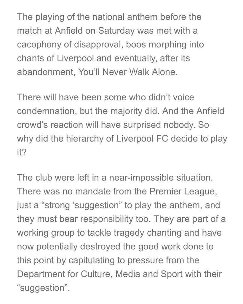 spiritofshankly's tweet photo. Abdication of leadership by Premier League and Liverpool FC. Link: https://t.co/WrBqD89iJ1 https://t.co/KybhhefbR4