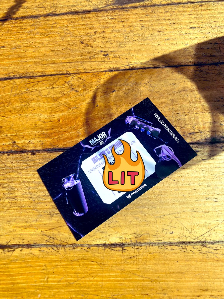 Yooo guys what’s up! 

Doing a give away for the R6 Major weapon skin and operator back ground!

Follow Me ✅
Retweet this post ✅

Winner will be selected Friday 12th of May, BOSH!