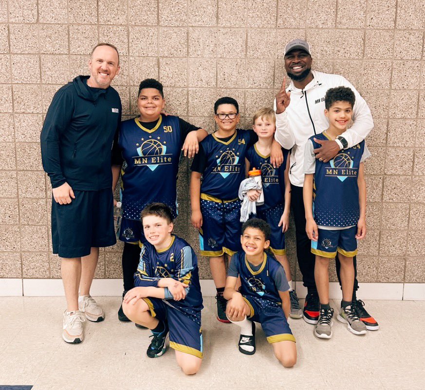 mnelitehoops1's tweet photo. What a fantastic weekend it was for our 10U and 12U boys! They both secured second place in the #MegVang Classic, making us all incredibly proud. It was an intense game, but both teams managed to make some impressive baskets, leading them to overtime. The future looks bright! https://t.co/d474S6NqTh