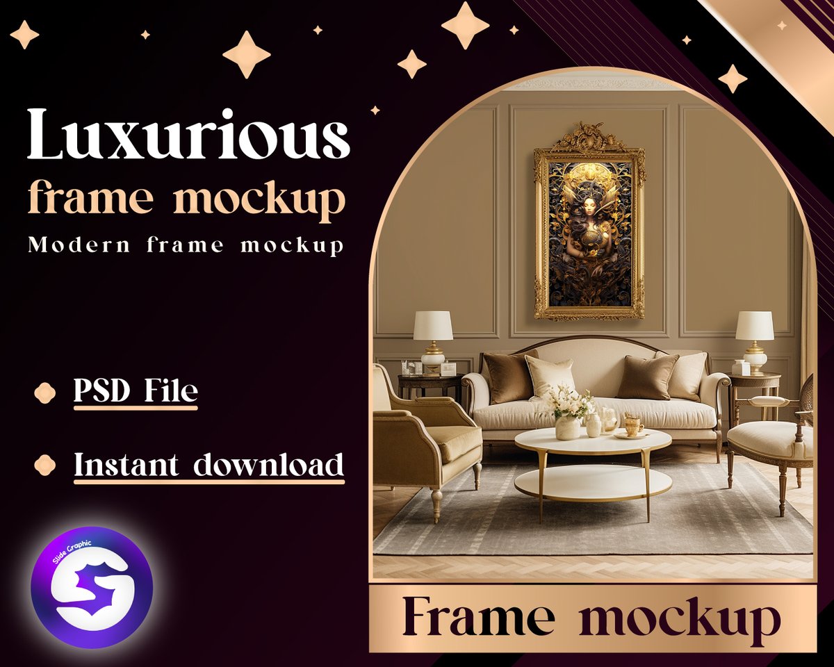 SlideGraphic's tweet photo. 🟣Elevate your artwork with our Luxe Gold Theme Interior Frame Mockups . 🖼✨ Add a touch of luxury to your designs effortlessly. 💫 Perfect for digital prints and wall art.
🔗Etsy Link : https://t.co/GZVaO6XGAq
#InteriorFrameMockup #LuxeGoldTheme #DigitalDesigns #MockupMagic https://t.co/0ZfDElw68S
