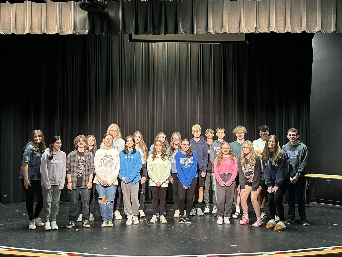 This amazing group just performed Shakespearean monologues in the theater! Bravo!