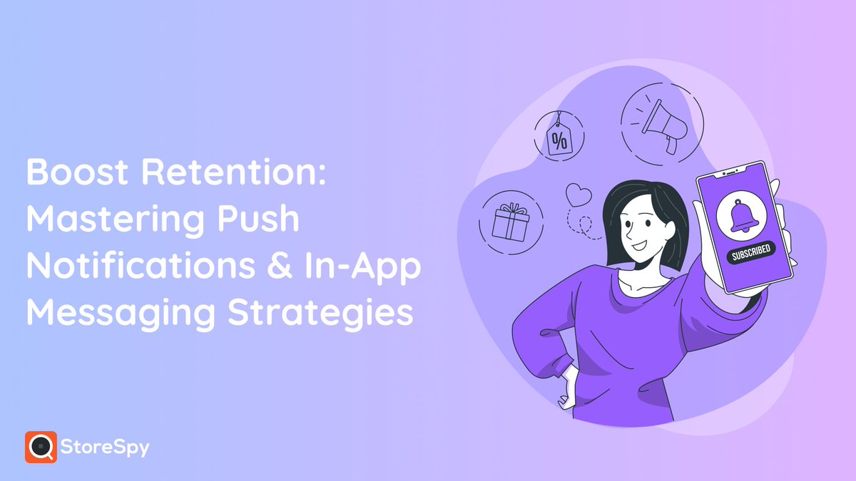 storespynet's tweet photo. Boost user retention in the mobile app market with our comprehensive guide on mastering push notifications and in-app messaging strategies. Discover how StoreSpy's tools and insights can drive long-term success for your app. Read now ➡️
https://t.co/MgygGpCar1 https://t.co/Ddec44wTJT