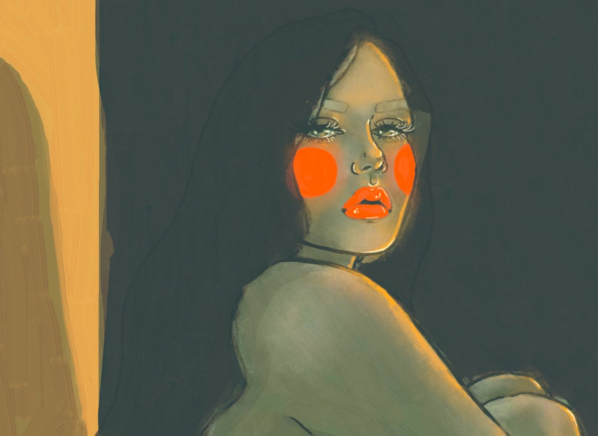 nftlisa's tweet photo. This was not going to look like this AT ALL
(Practicing my digital painting skills) https://t.co/ObnDj7fEJC
