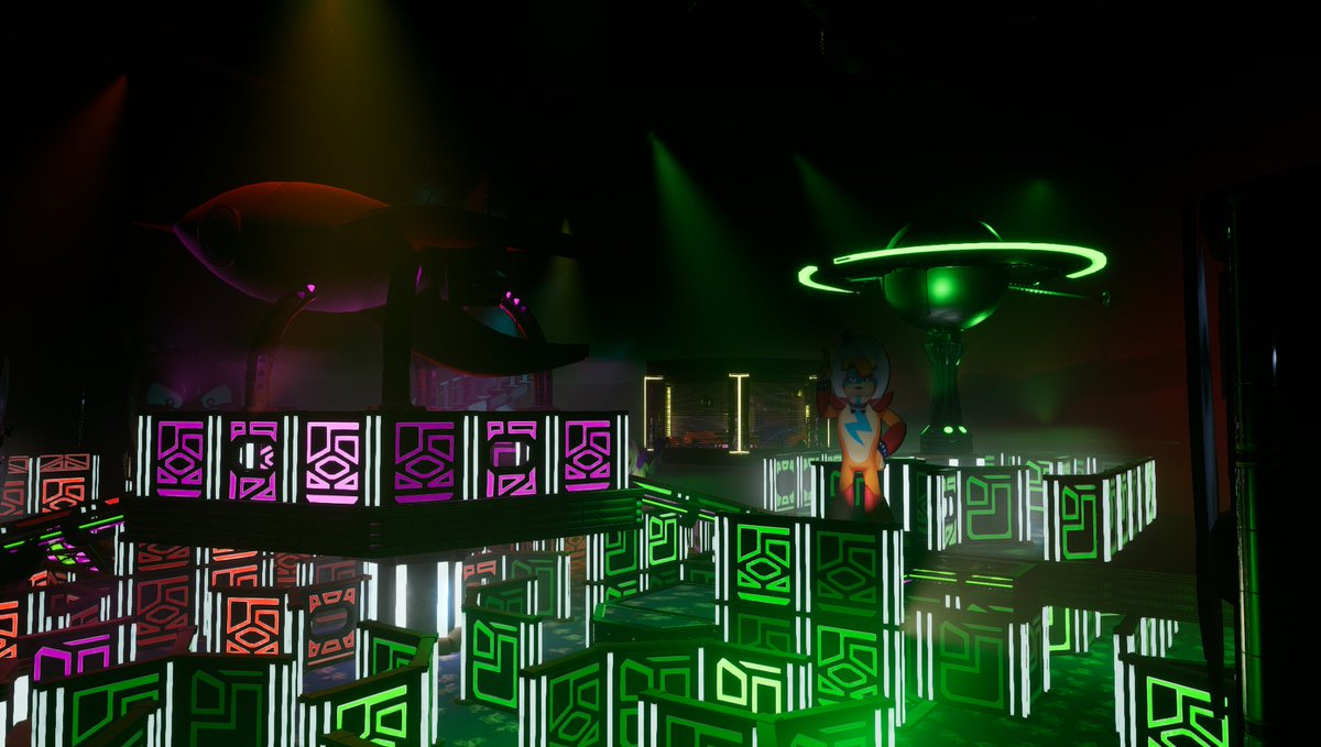 Izzyisspooped's tweet photo. ok so a quick heads up for this one. these lighting set ups are still in the game. i didnt do anything to these. #fnafsb #fnaf9 #securitybreach #thepizzaplex #fazerblast #fivenightsatfreddys https://t.co/eGhBcGYdu0
