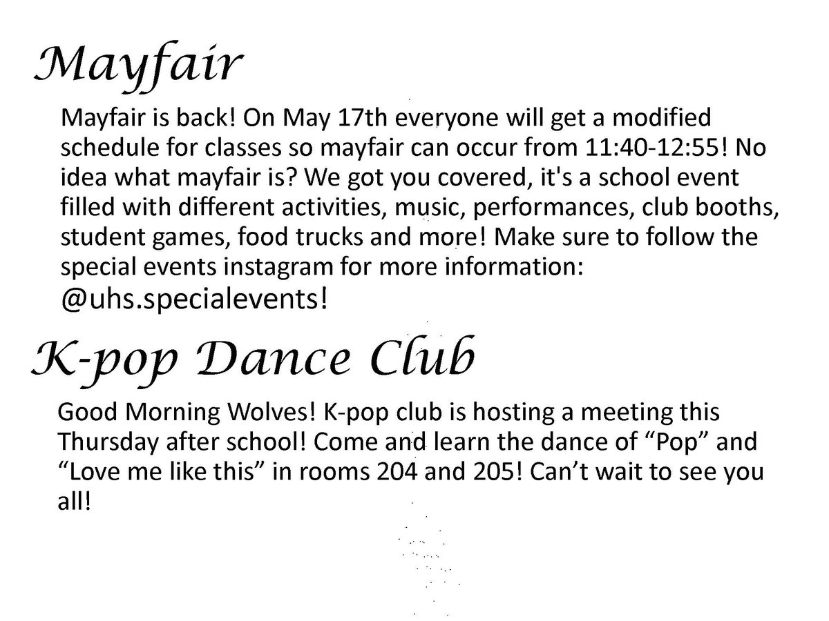 Unionville HS (@uhsupdates) on Twitter photo 