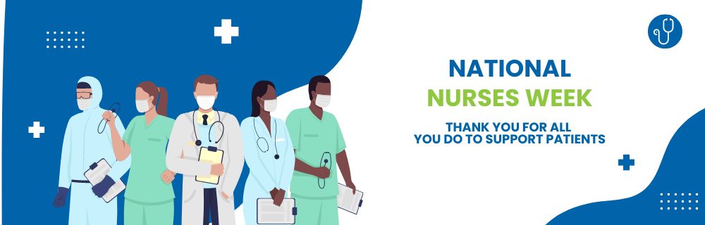 ATSTrauma's tweet photo. Help us celebrate National Nurses Week! Take a moment to honor and thank the nurses who provide care and support during the most vital moments during patient treatment. From all of us at the ATS and Trauma Survivors Network, thank you for all that you do, each and every day. https://t.co/g6AJvpx4rN