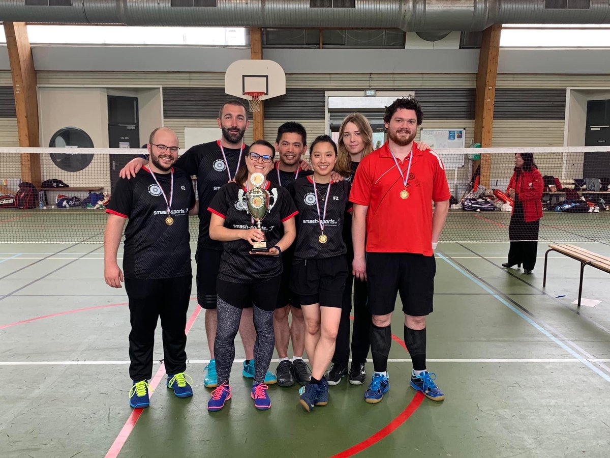 gomis_yannick's tweet photo. Une belle fin de saison pour l’#ESPBadminton avec 2 équipes qui remportent leur championnat respectif
Champions de #SeineMaritime 🏆🏆
Félicitations à tous 👏🏾👏🏾👏🏾👏🏾👏🏾 https://t.co/frF903PKvd