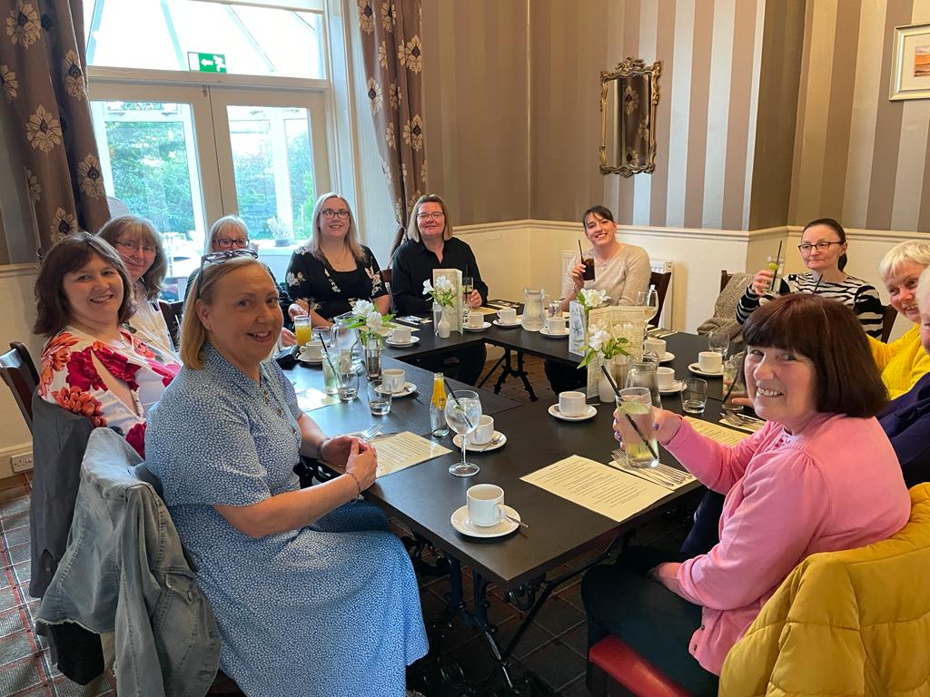 GGAyrshireSouth's tweet photo. On Friday evening a group of our current &amp; outgoing District Commissioners joined the County Commissioner team for a social evening at The Chestnuts Hotel in Ayr.
A lovely meal and a lovely evening was had by all! 🥂🥰#ThankYouVolunteers #AyrshireSouth #GuidingFriends #Volunteers https://t.co/youpOONWga