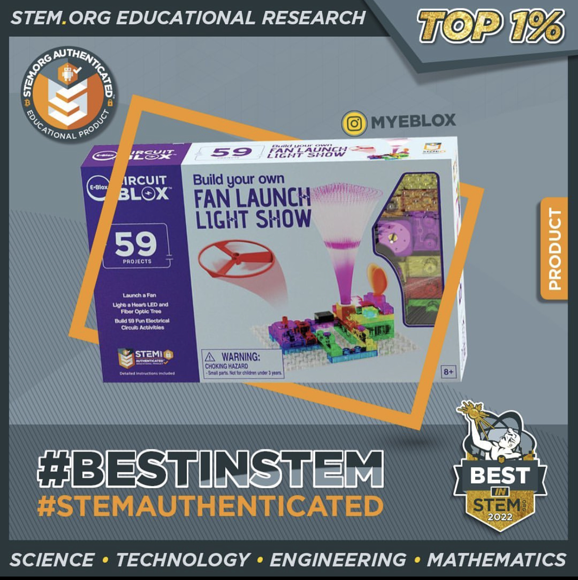 ⚡️E-Blox⚡️ is proud to support #STEM education and be @Stemdotorg authenticated!
⭐️ Buy now: loom.ly/1FTEq9o
.
#EBlox #StemDotOrg #STEMAuthenticated #STEMtoys #STEMeducation #stemlearning #STEAM #legocompatible #legomania #Lego #stemforkids
