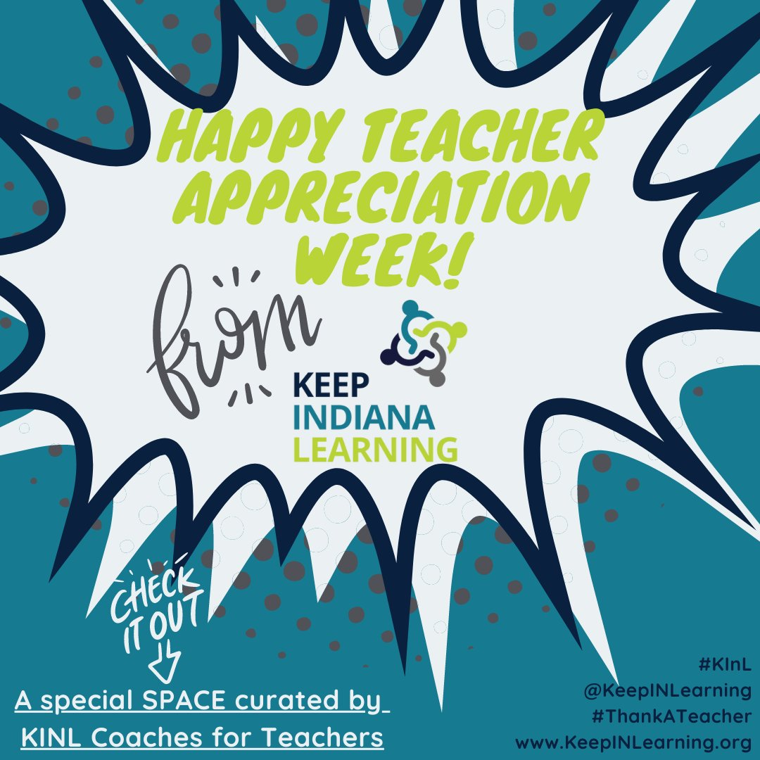 iustevens's tweet photo. Happy Teacher Appreciation Week! Please enjoy this @wakelet of fun treats๐ @KeepINLearning #KInL #ThankATeacher https://t.co/as33Dkppp0 https://t.co/FRttLkUXWh
