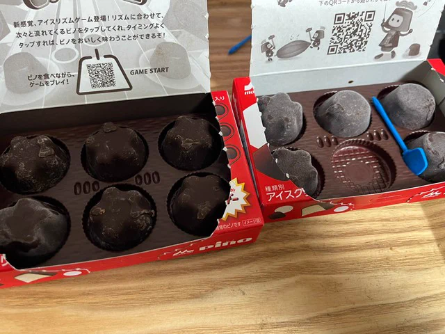 星型の「ピノ」を同時に3個引き当てる、奇跡的な引き運！確率はおよそ0.01%？！