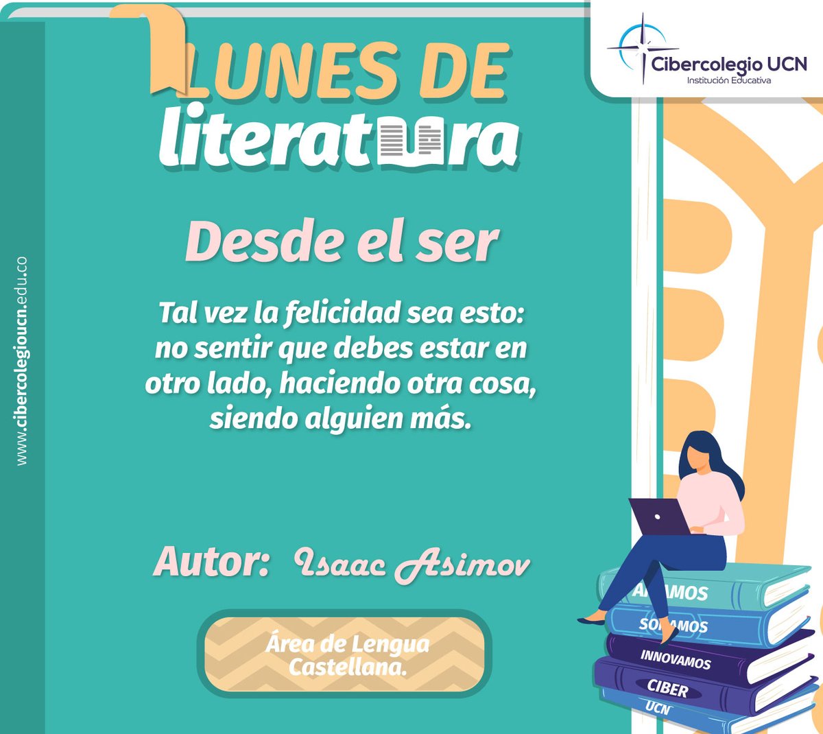 #LunesdeLiteratura
"La literatura es el arte de abrir puertas a nuevos mundos y perspectivas".