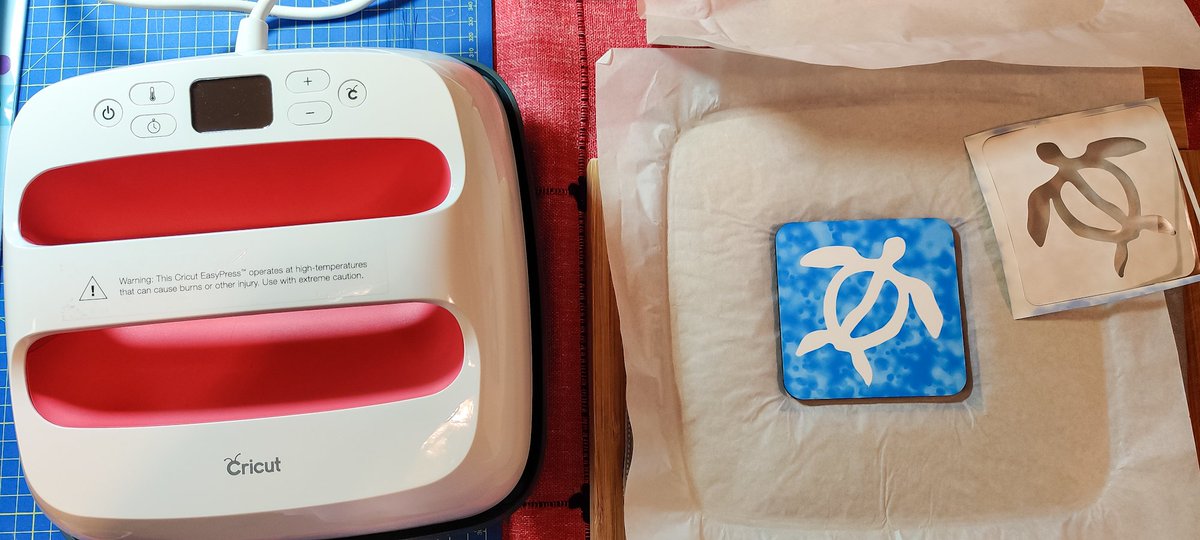 TammyLynn_17's tweet photo. My first heat sublimation! I made Hawaiian influenced drink coasters.
#Cricut #CricutMaker #CricutMaker3 #Hawaii #Honu #Turtle #SeaTurtle #Petroglyph #Sublimation #HeatSublimation https://t.co/tPbUyLMvVN
