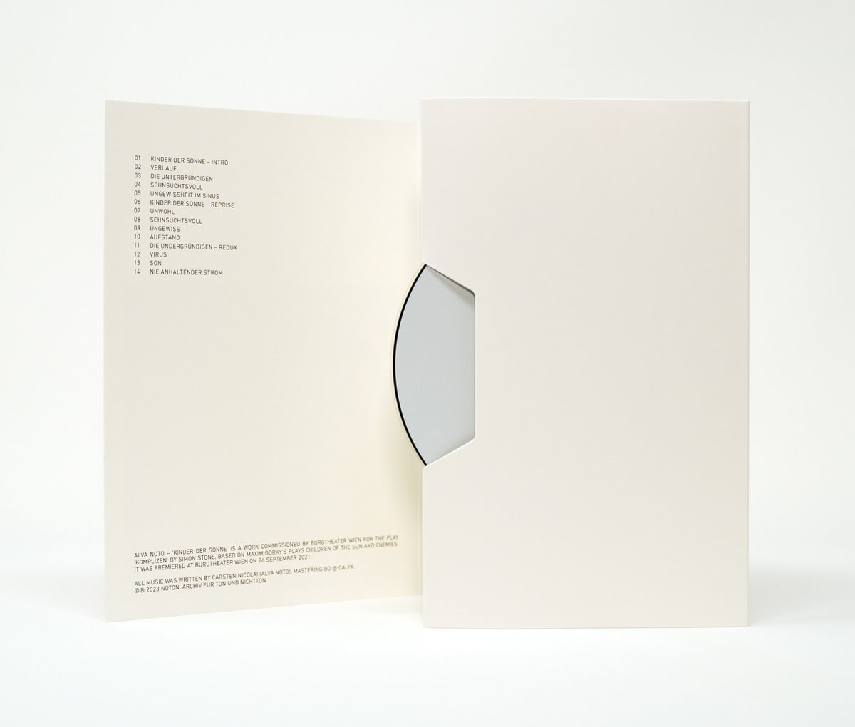 alvanoto's tweet photo. [N-058] ALVA NOTO . KINDER DER SONNE (FOR THE PLAY ‘KOMPLIZEN’ BY SIMON STONE) 

OUT NOW  · https://t.co/VbzTUnAb39

#notoninfo https://t.co/EfSygnMJ8K