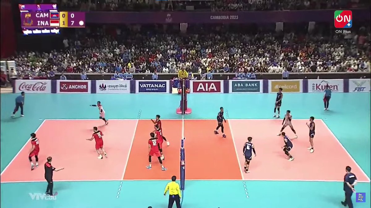 BadmintonLive1's tweet photo. GOKKKSS!! 3X ACEEE

#SEAGames2023 #Cambodia2023 #Volleyball https://t.co/7AyLGOUqnL