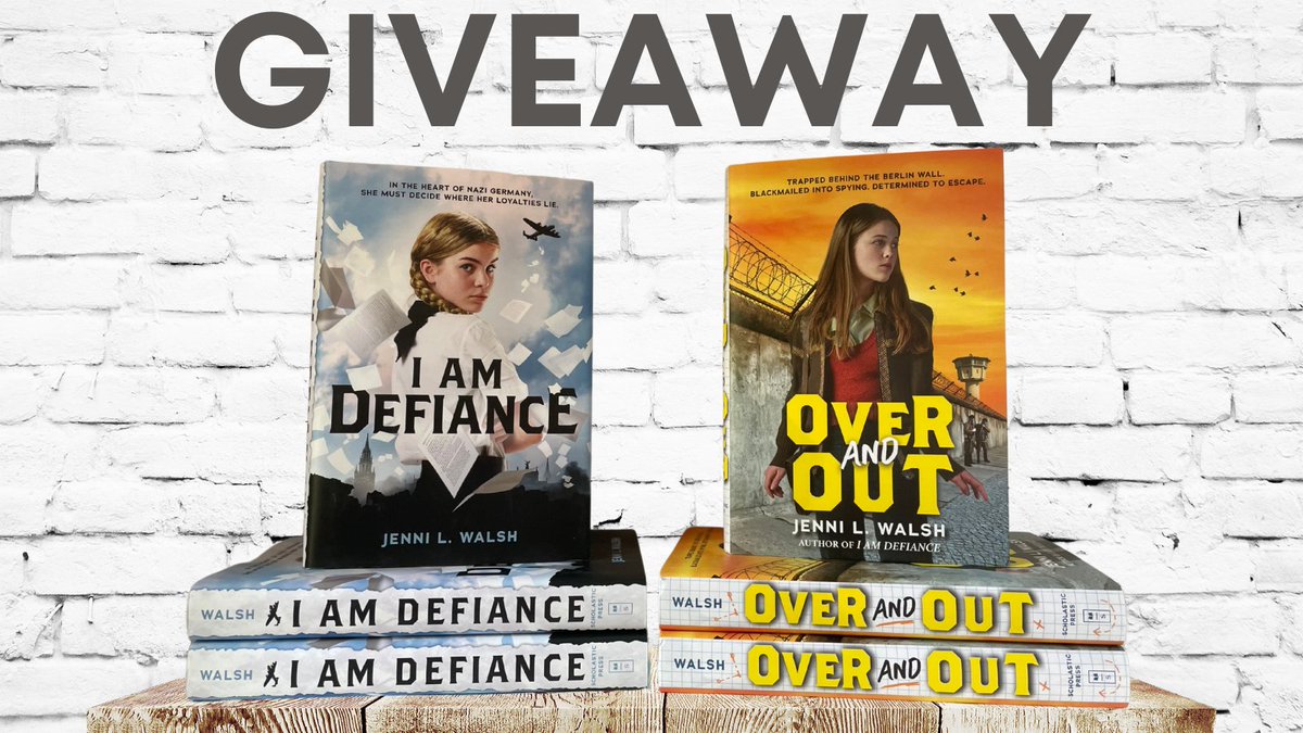 Thank you, teachers!🎉

To celebrate YOU, I have three sets of I Am Defiance + Over and Out hardcovers I'm gifting. I'll pick winners end of week!

RT + tag a friend to enter!

#TeacherAppreciation #TeacherAppreciationWeek2023 #kidsneedhistoricalfiction