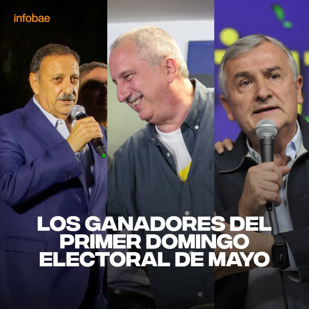 infobae's tweet photo. 🗳️  Ganadores y perdedores del primer domingo electoral de mayo https://t.co/tr59zQ6JTM https://t.co/5yetwXnCnV