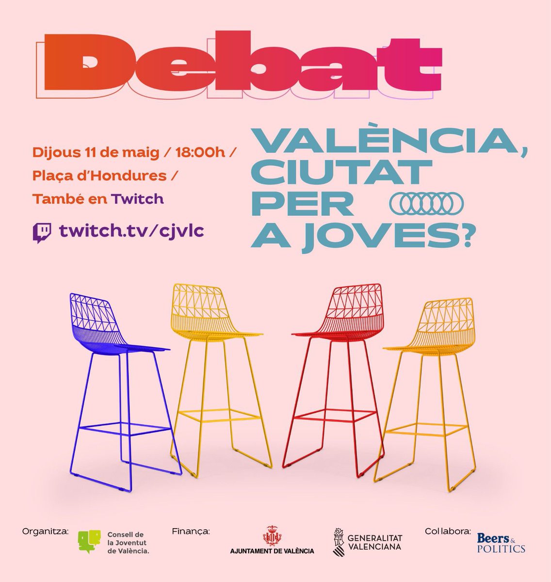 Noelia Capapé (@noeliacapape) on Twitter photo Este jueves nos vemos en el debate del <a href="/CJVlc/">CJValència</a> junto a <a href="/BeersandPolVLC/">Beers&Politics VLC</a> 🥳
De nuevo, pondremos encima de la mesa los grandes retos a los que nos enfrentamos los jóvenes.
No os lo perdáis, promete 😉 Este jueves nos vemos en el debate del <a href="/CJVlc/">CJValència</a> junto a <a href="/BeersandPolVLC/">Beers&Politics VLC</a> 🥳
De nuevo, pondremos encima de la mesa los grandes retos a los que nos enfrentamos los jóvenes.
No os lo perdáis, promete 😉