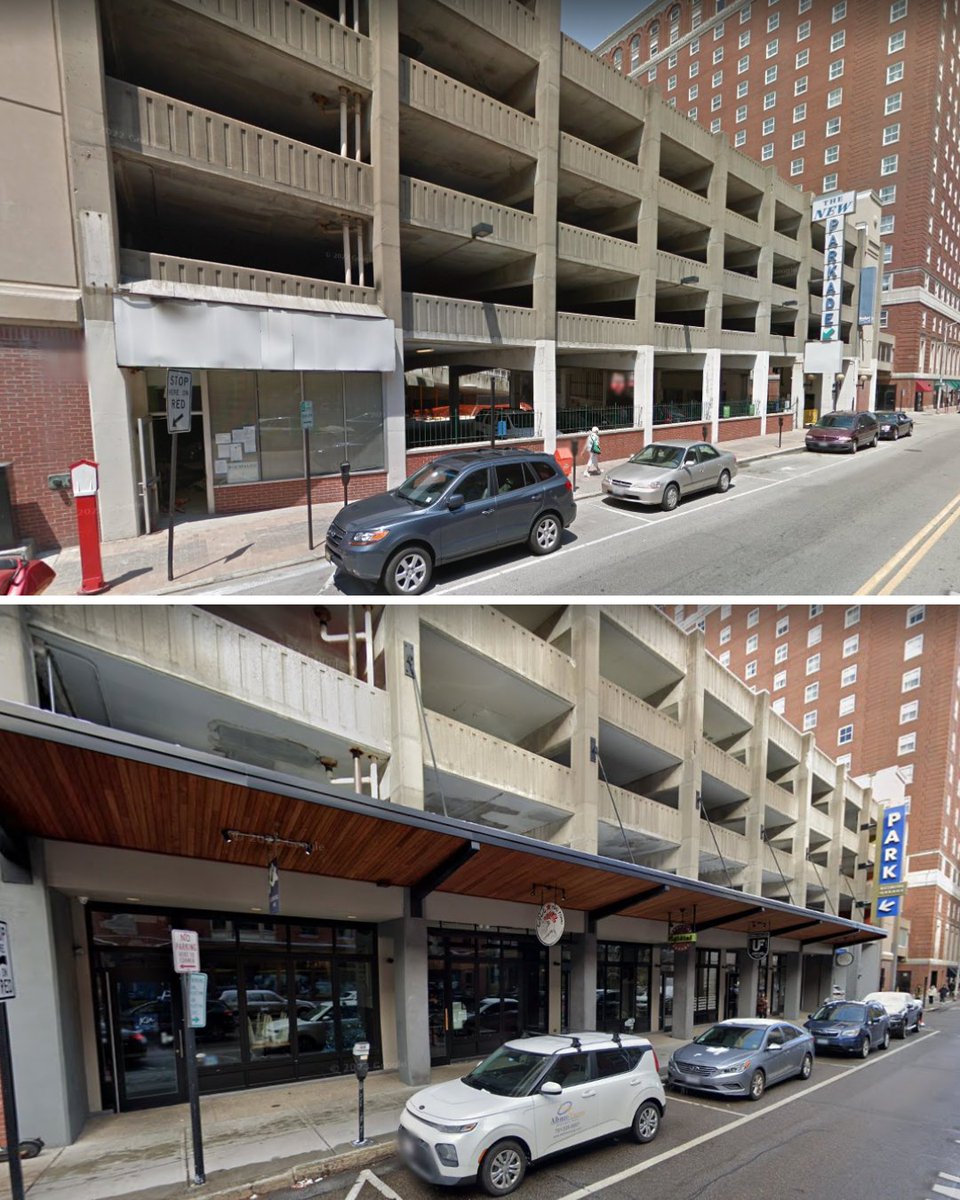 Hayden clarkin on twitter transforming the ground level of parking