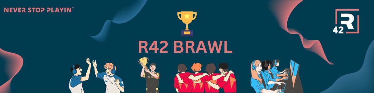 Der R42 Brawl geht an den Start - Das Turnierformat des R42 für euch! Der erste R42 Brawl wird ein #LeagueOfLegends Turnier. Also trommelt euer Team zusammen und meldet euch an für den 04. Juni!

forms.gle/kYW6BDkXn2V5pJ…