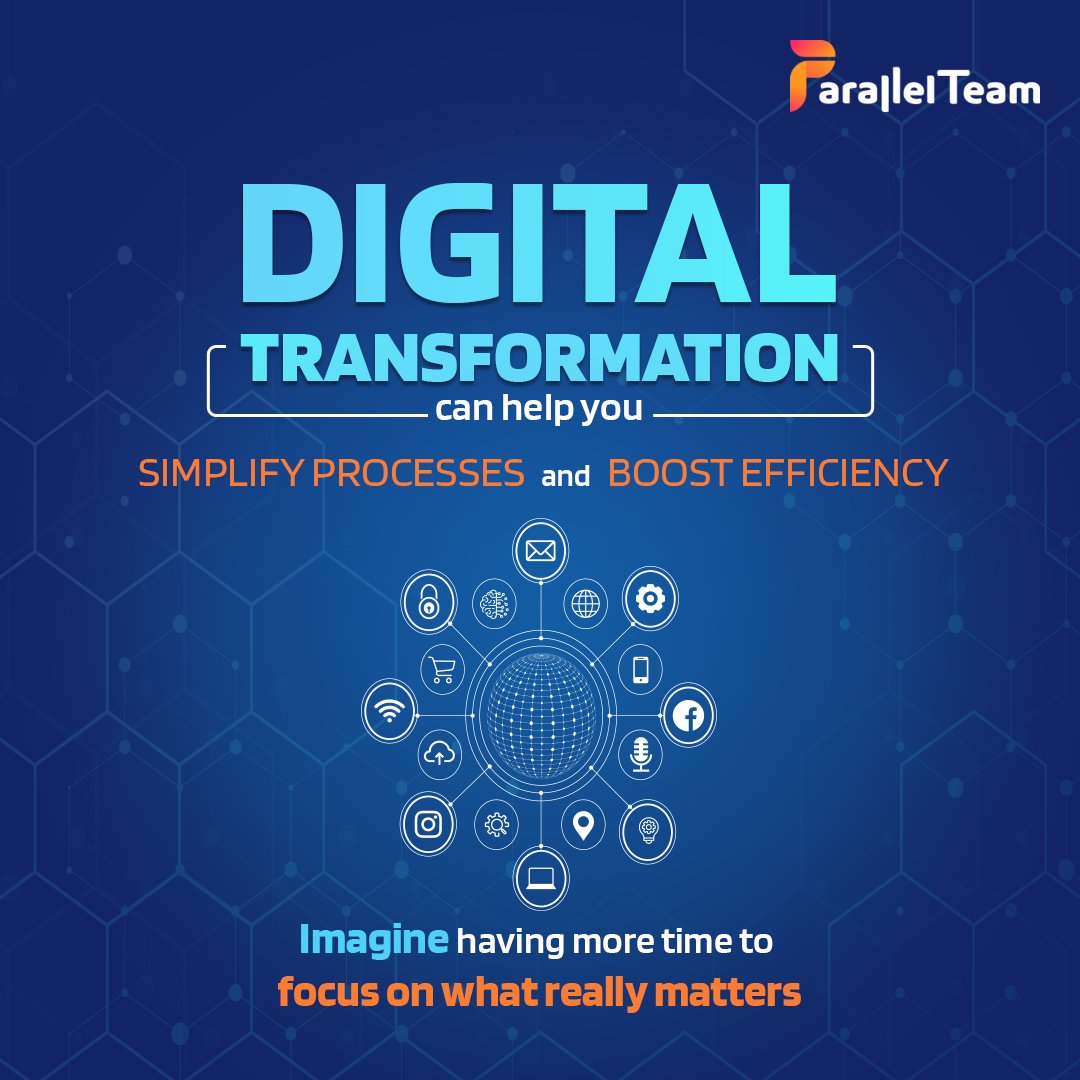 parallel_team's tweet photo. Digital transformation can help you simplify processes and boost efficiency. Imagine having more time to focus on what really matters - your business.

#improvedprocesses #automation #digitaltransformation #parallel_team https://t.co/cjuhehSXWY