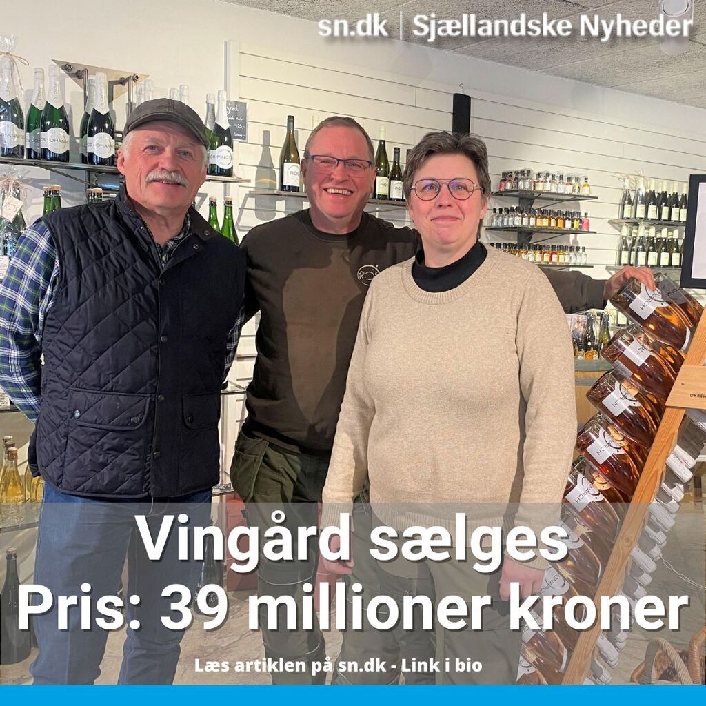 sndk_nyheder's tweet photo. Dyrehøj 🍷 Vingårds ejer håber - og forventer - at gården har fået ny ejer inden sommerferien. Forhandlinger pågår. #Vingår #DyrehøjVingård #vin #erhverv #tilsalg Læs artiklen på https://t.co/IHsHjy23mS - Link i bio
🖊📸 Bjarne Robdrup https://t.co/VWrDVViAXZ