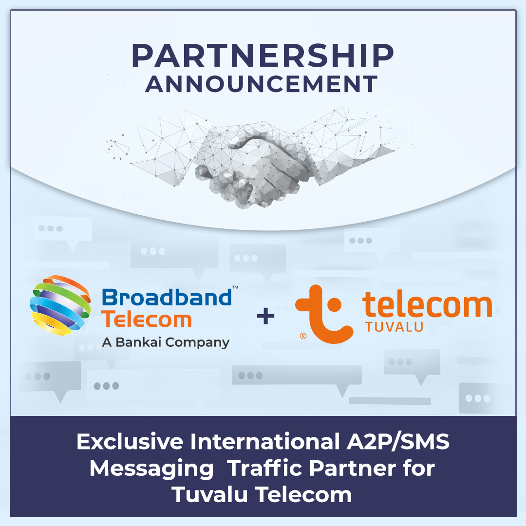 Bankai_Group's tweet photo. Bankai Group Announces Strategic Alliance With Tuvalu Telecom.
#Bankaigroup #simplythebest #tuvalu #colloboration #partnership #a2psms #smsfirewall #messagingsolutions #telecom #telecommunication https://t.co/S6GdmUkZQX