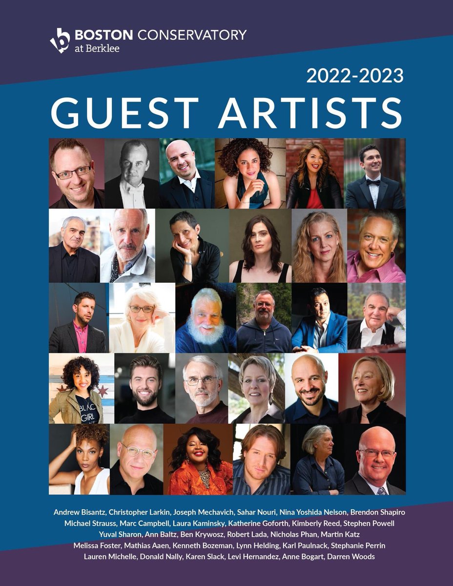 IsaiJessMunoz's tweet photo. @BosConservatory Voice Department wishes to thank all 30 Visiting Voice Artists and Clinicians who’ve joined us in the 2022-2023 Academic Year. 

#bostonconservatoryvoice #BostonConservatoryVocalArts
#bocovoice #bostonconservatoryatberklee https://t.co/7ZVNtzepmw