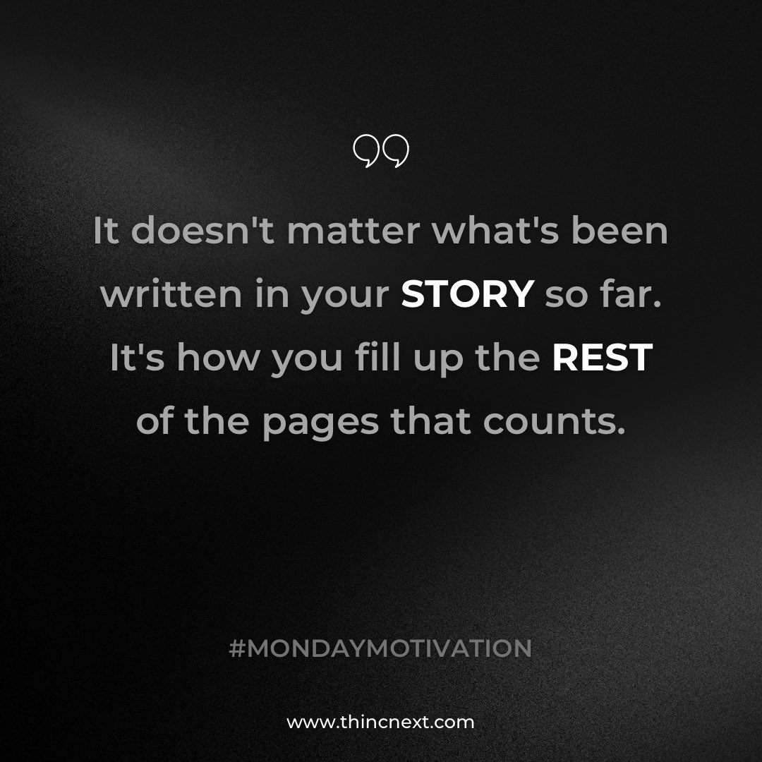 thincnext's tweet photo. How’s your motivation today ?
.
#mondaymotivation #motivation #quote #quotes #successthoughts #thincnext #thincnextdigital https://t.co/b5tiN9u2rz
