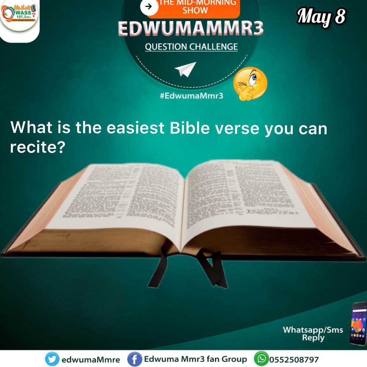 EdwumaMmr3's tweet photo. Happy Monday to Everyone!!!

When @Angy_AmonYB and @DJKENYAGH are on radio, you know it’s going to be a good time.

It’s #EdwumaMmr3, from 9am to 12pm live on @owassfm

Join the conversation 👇🏿 https://t.co/JGgn34JIzF