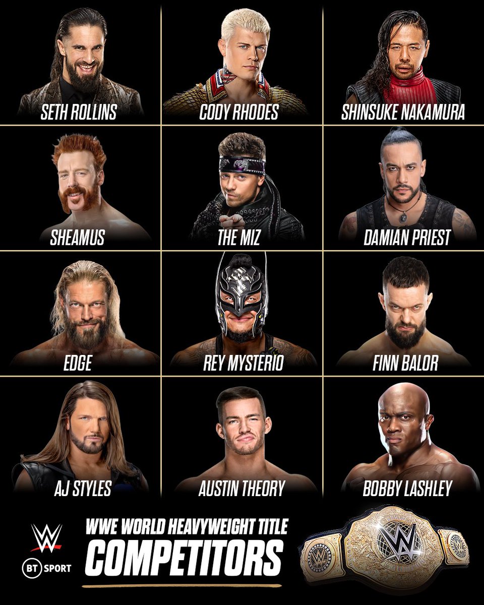 wweontnt's tweet photo. Pick your World Heavyweight Champion from this bunch 👀

#WWERaw https://t.co/GeW0Kf36Di